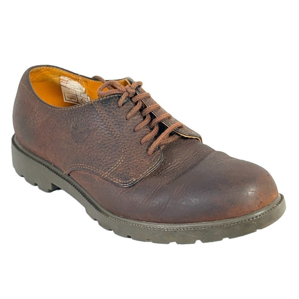 Timberland Waterproof Oxford Shoes Brown Leather Lace Up Mens 7 M 96080